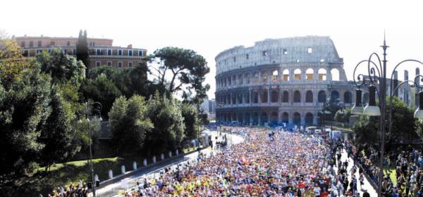 AT 9,30 AM the 19th ACEA MARATONA DI ROMA