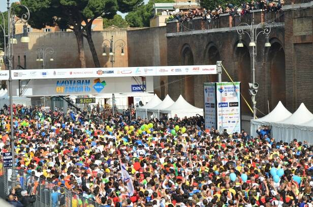 START OF THE 19th ACEA MARATONA DI ROMA